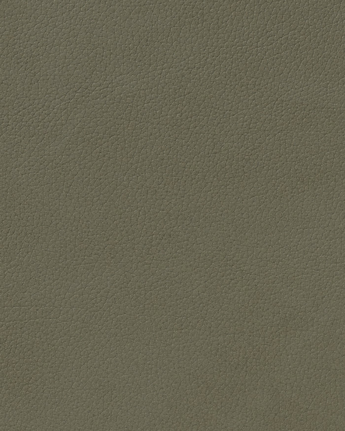 LIND DNA Placemats Nupo - Leer - Army Green - Curved - 44 x 37 cm - 2 Stuks