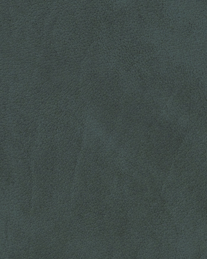 LIND DNA Placemats Nupo - Leer - Dark Green - Curved - 44 x 37 cm - 2 Stuks