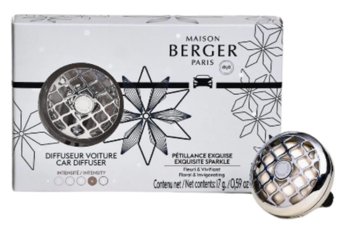 Maison Berger Autoparfum / Autodiffuser - Rosalie Exquisite Sparkle - Met navulling