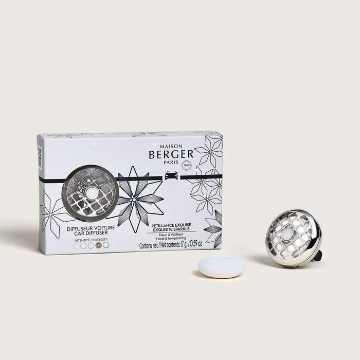Maison Berger Autoparfum / Autodiffuser - Rosalie Exquisite Sparkle - Met navulling
