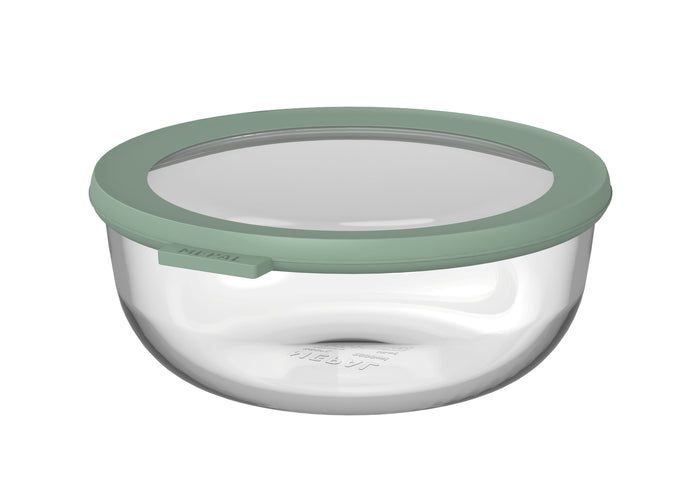 Mepal Glazen Vershoudbakje Cirqula Nordic Sage Rond - 1.25 liter
