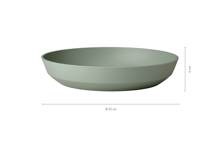 Mepal Serviesset Silueta Nordic White 8-delig / 2 personen - 2 borden, 2 diepe borden, 2 kommen en 2 bekers