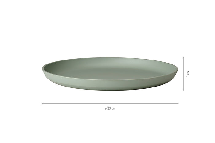 Mepal Serviesset Silueta Nordic White 8-delig / 2 personen - 2 borden, 2 diepe borden, 2 kommen en 2 bekers