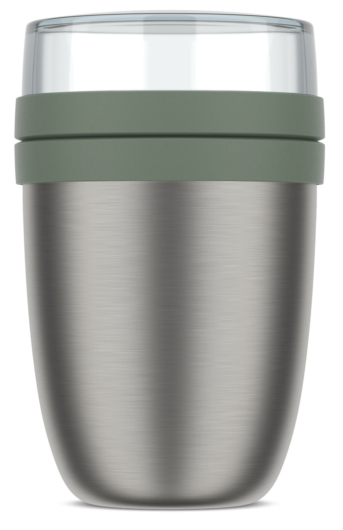 Mepal Thermos Yoghurt Beker / Muesli Beker / Lunchpot Ellipse Nordic Sage - 500 ml + 200 ml