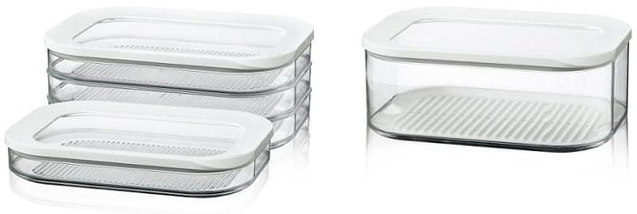 Mepal Vleeswarendoos Modula Wit 3-Laags