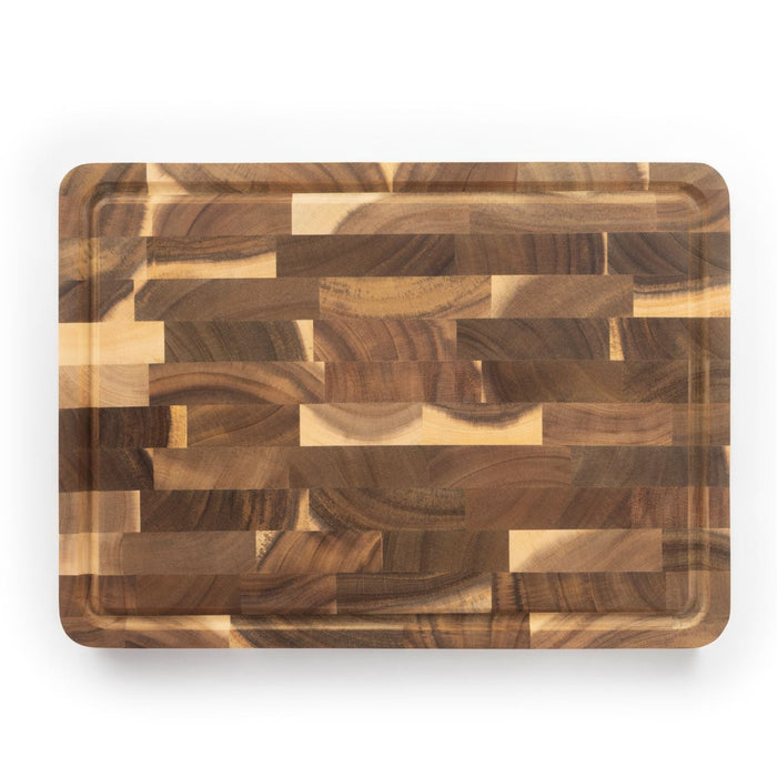 Namture Houten Snijplank Acacia Kopshout L - 33 x 24 cm - Houten Snij- en Bereidingsplank