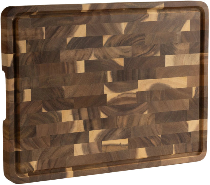 Namture Houten Snijplank Acacia Kopshout XL - 40 x 30 cm - Houten Snij- en Bereidingsplank
