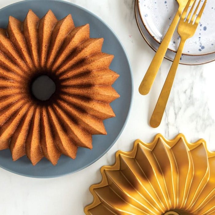 Nordic Ware Tulbandvorm Brilliance Bundt Goud - Gietaluminium - ø 26 cm