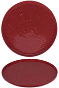 ONA Dinerborden Fika Burgundy ø 25 cm - 4 Stuks