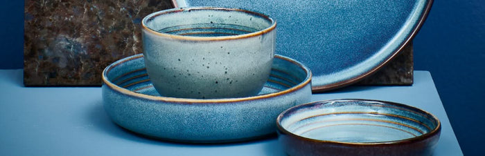 ONA Koffiekopjes Duna Blue 220 ml - 4 Stuks