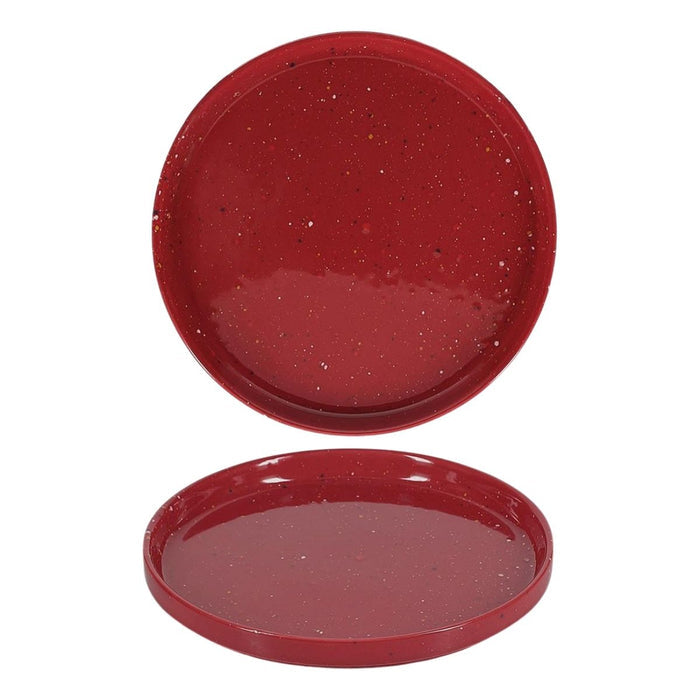 ONA Serviesset Fika Burgundy 12-delig / 4 personen - 4 dinerborden, 4 ontbijtborden en 4 kommen