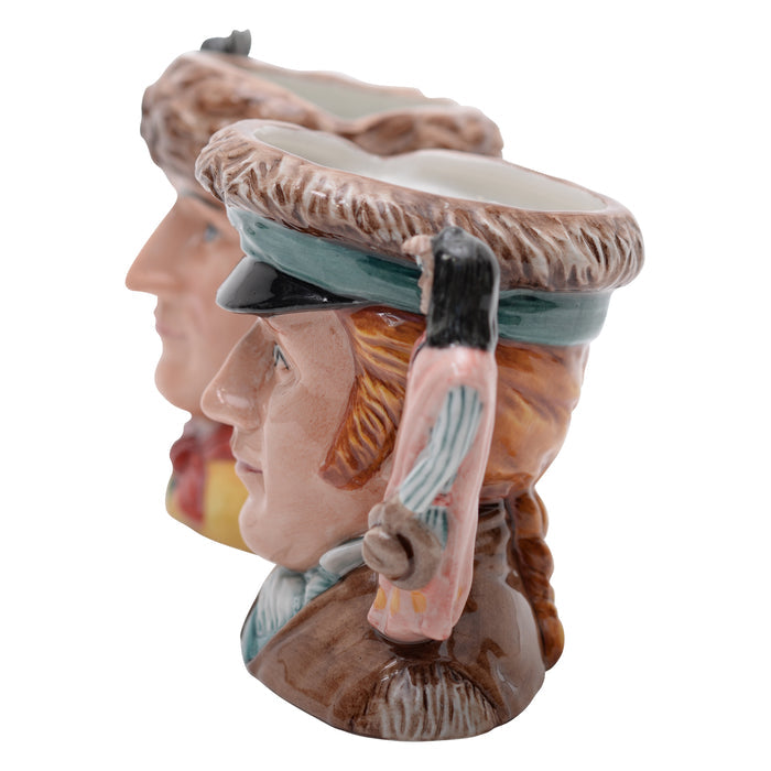 Pair of Meriwether Lewis & William Clark character jugs