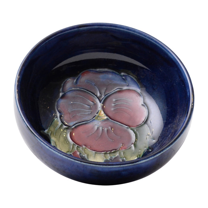 Pansy Moorecroft Small Bowl