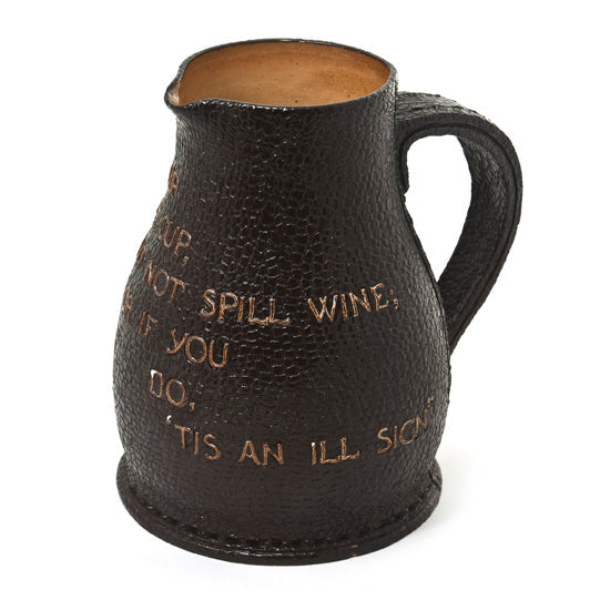 Pitcher, Lambeth, Leather Wear Motto