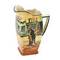 Pitcher Small, Dickens, Bill Skye with Dog