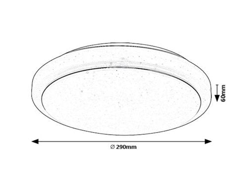 Plafonjera Trevor2 12W