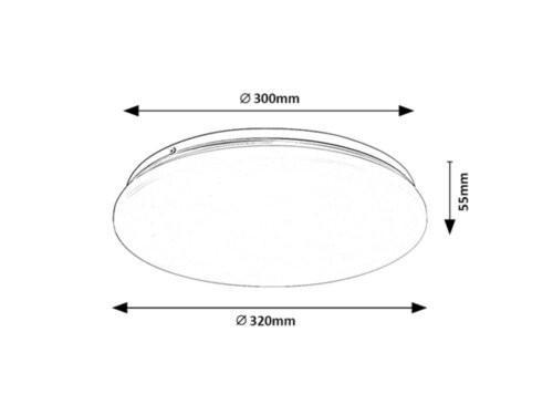 Plafonjera Vendel 18W