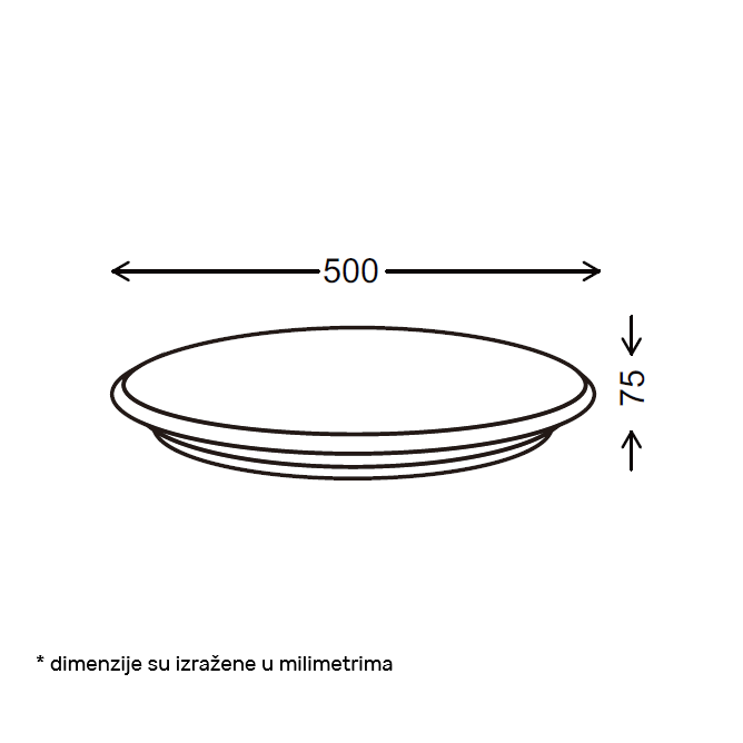 Plafonjera Vesta 663 LED 24W/48W CCT BB Link
