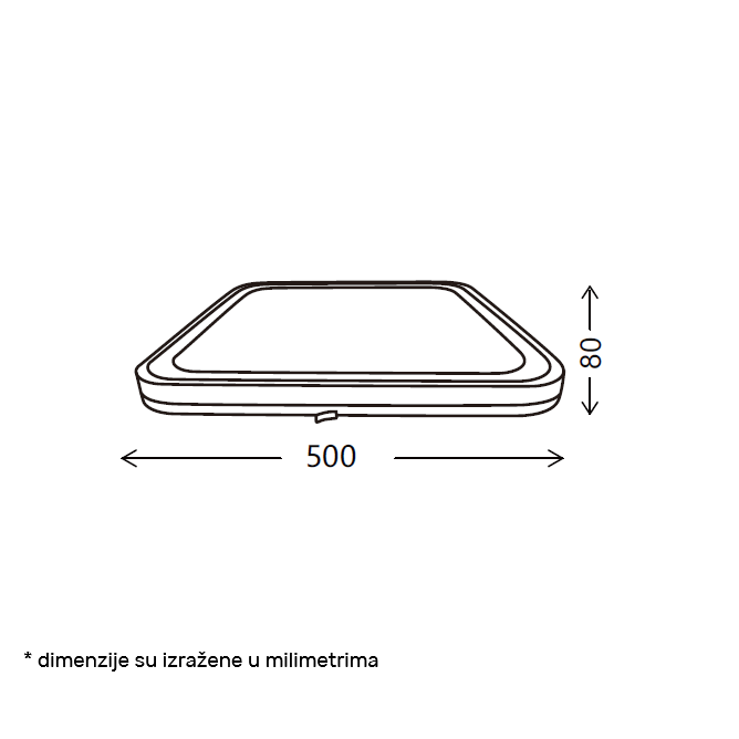 Plafonjera Vesta 666 LED 24W/48W CCT BB Link
