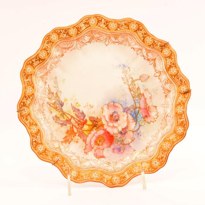 Plate, Burslem, Charles Hart Hand Painted
