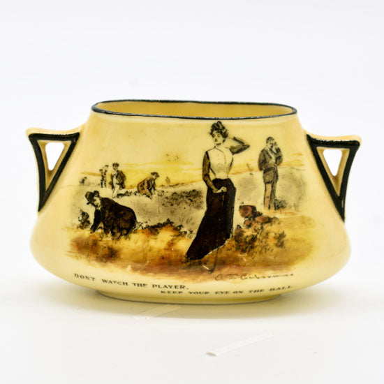 Plate Burslem Gold Trim