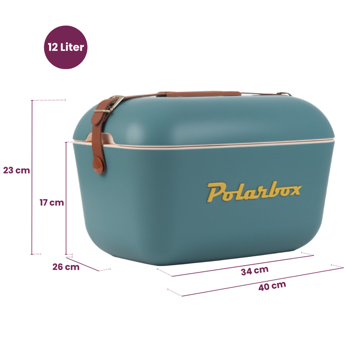 Polarbox Koelbox met Schouderband - Marine-Mustard - 12 Liter