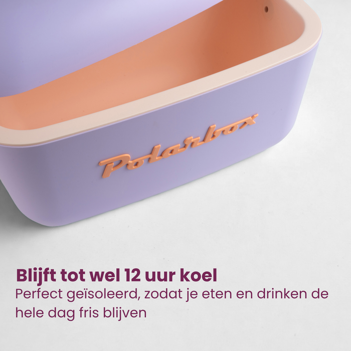Polarbox Koelbox met Schouderband - Paars-Sorbet - 12 Liter