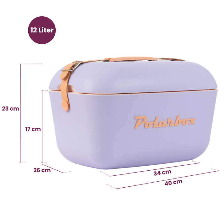 Polarbox Koelbox met Schouderband - Paars-Sorbet - 12 Liter