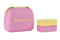 Polarbox Mini Koelbox / Coolerbag met 2 Lunchboxen - Bubblegum-Yellow - 6 liter. Roze / Geel