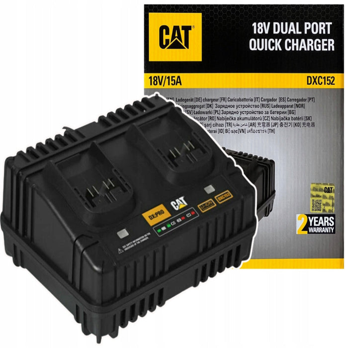 Punjač DXC152 dual 18V CAT
