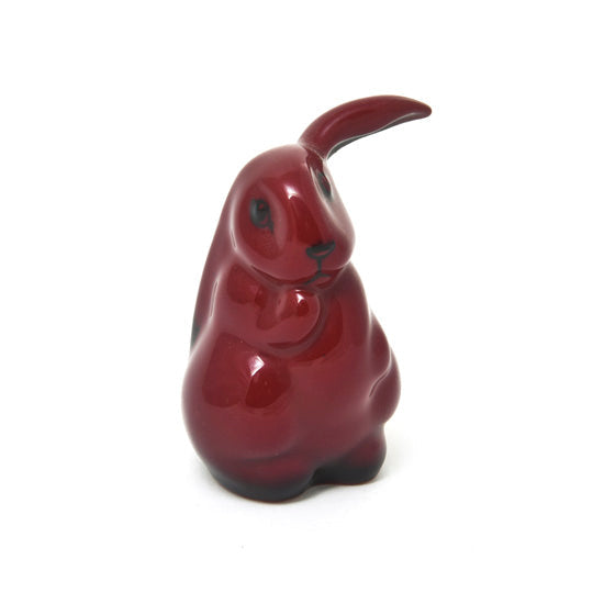 Rabbit with One Ear, Flambe Red Black