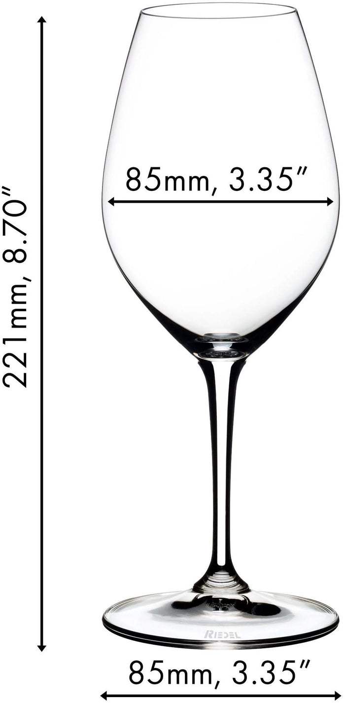 Riedel Champagne Glazen / Witte Wijnglazen Wine Friendly - 440 ml - 4 stuks