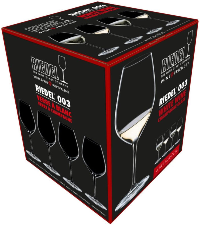Riedel Champagne Glazen / Witte Wijnglazen Wine Friendly - 440 ml - 4 stuks