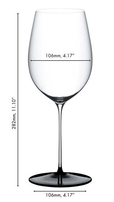 Riedel Rode Wijnglas Fatto A Mano Black Tie - Bordeaux Grand Cru - 953 ml