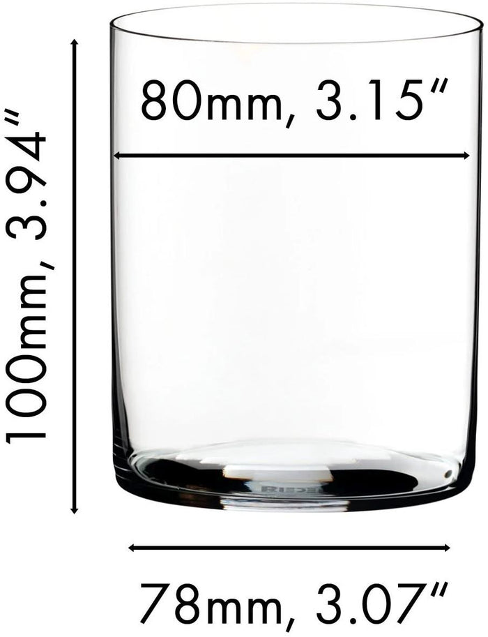 Riedel Whiskey Glazen O Wine - 430 ml - 2 stuks