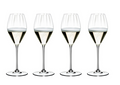 Riedel Wijnglazenset - Champagneglazen - Flutes - Performance - 375 ml - 4 Stuks