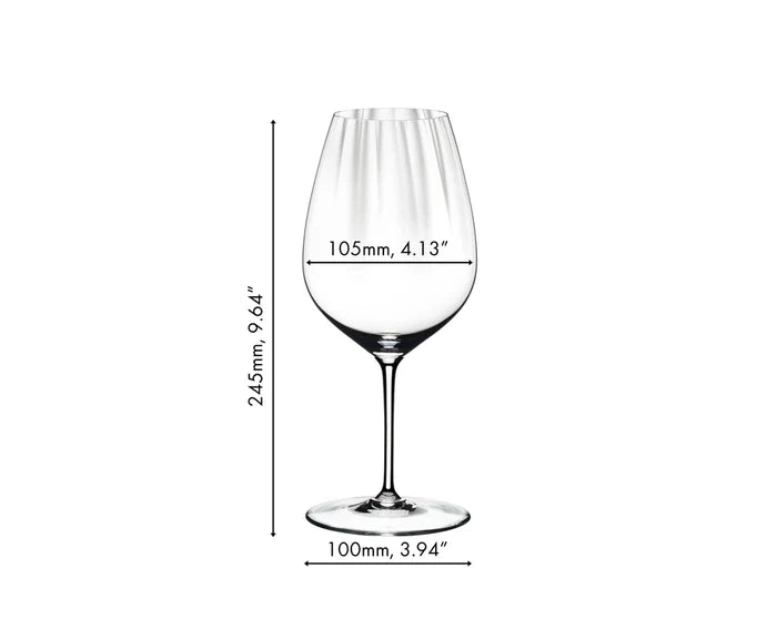 Riedel Wijnglazenset - Rode Wijnglazen - Performance - Cabernet / Merlot - 834 ml - 4 Stuks