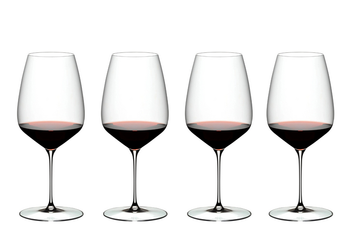 Riedel Wijnglazenset - Rode Wijnglazen - Veloce - Cabernet Sauvignon / Merlot - 829 ml -  4 Stuks