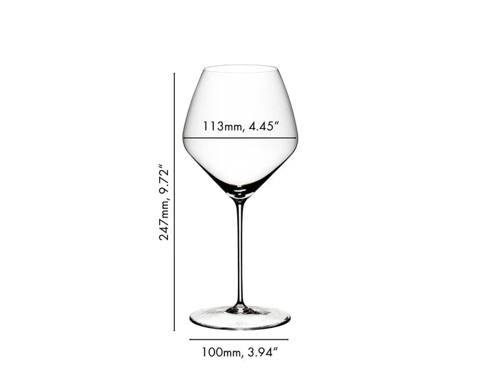 Riedel Wijnglazenset - Rode Wijnglazen - Veloce - Pinot noir / Nebbiolo - 763 ml - 4 Stuks