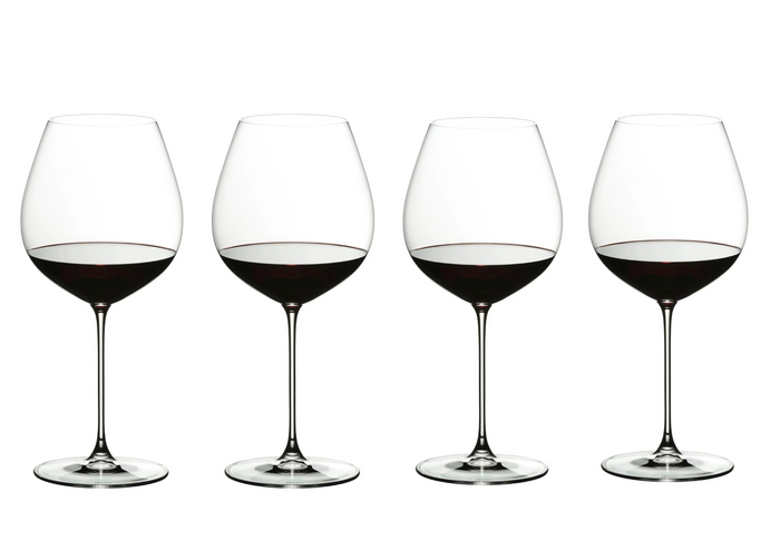 Riedel Wijnglazenset - Rode Wijnglazen - Veritas - Pinot noir - 710 ml - 4 stuks