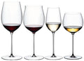 Riedel Wijnglazenset Superleggero - Bordeaux Grand Cru, Burgundy Grand Cru, Riesling & Oaked Chardonnay - 4 Stuks