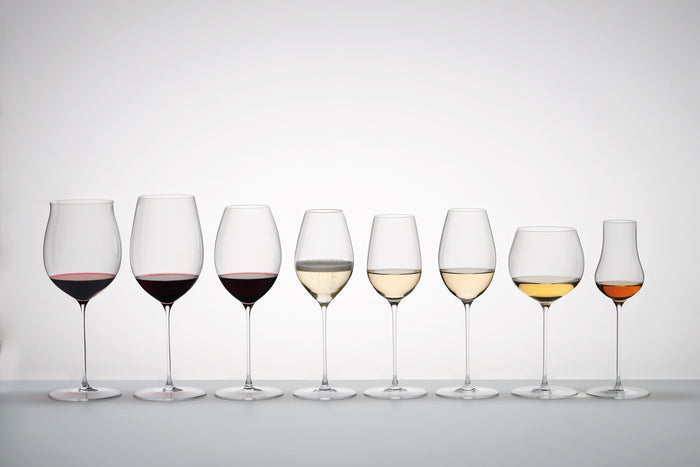 Riedel Wijnglazenset Superleggero - Bordeaux Grand Cru, Burgundy Grand Cru, Riesling & Oaked Chardonnay - 4 Stuks