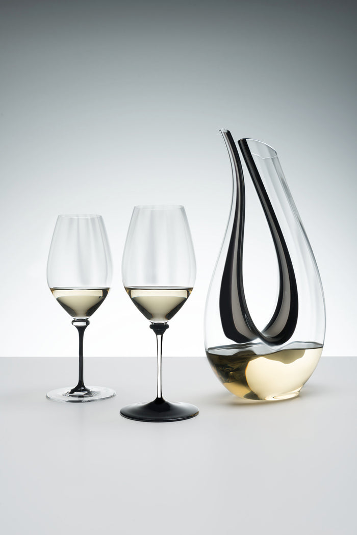Riedel Witte Wijnglas Fatto A Mano Performance - Riesling - Zwarte Steel - 623 ml