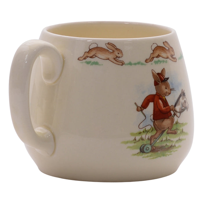 Rocking horse bunnykin mug