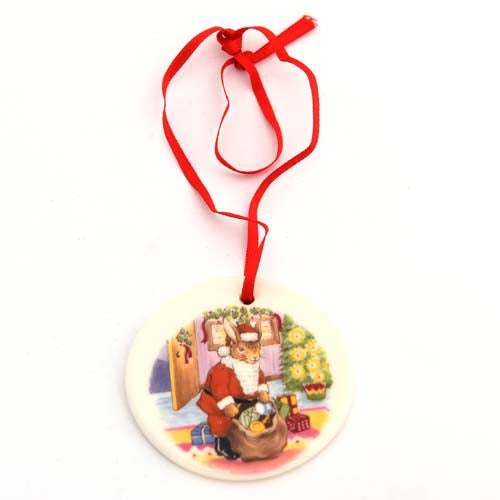 Round Bunnykins ornament