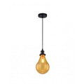 RUSTIK 118 VISILICA 1*E27 BLACK/YELLOW GLASS