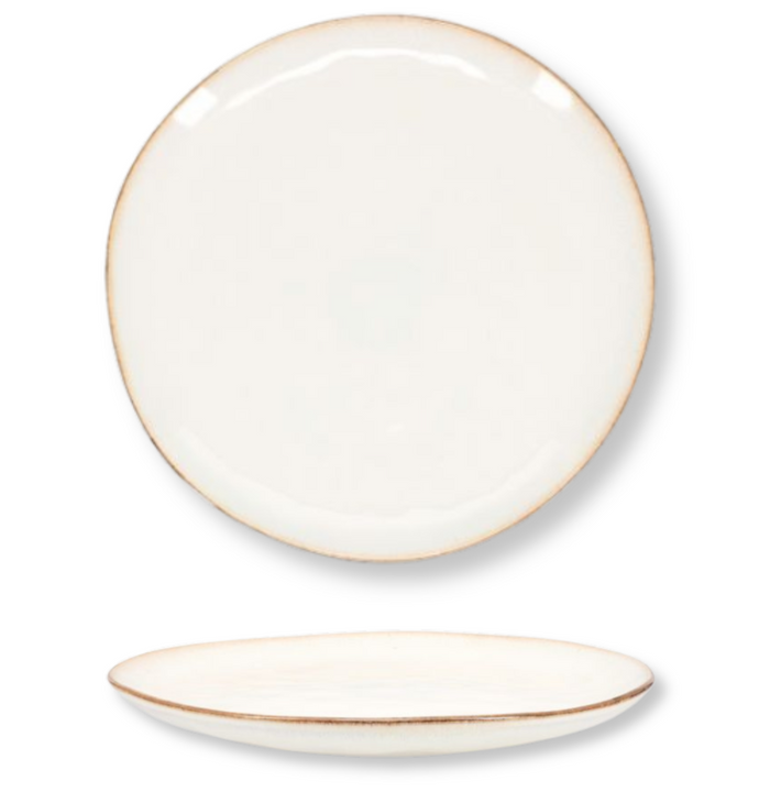 Salt & Pepper Dinerborden Artisan Wit ø 28 cm - 4 Stuks
