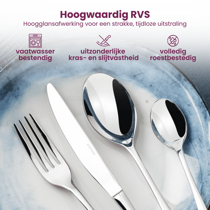 Sambonet Bestekset Flat - RVS - 36 delig / 6 personen
