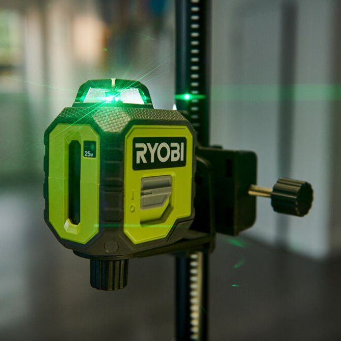 Samonivelirajući laserski nivelator (nivelir) sa stativom RB360GLL-K RYOBI