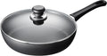 SCANPAN Hapjespan / Sauteerpan met deksel Classic Induction ø 28cm / 3 liter - geschikt voor alle warmtebronnen - standaard anti-aanbaklaag